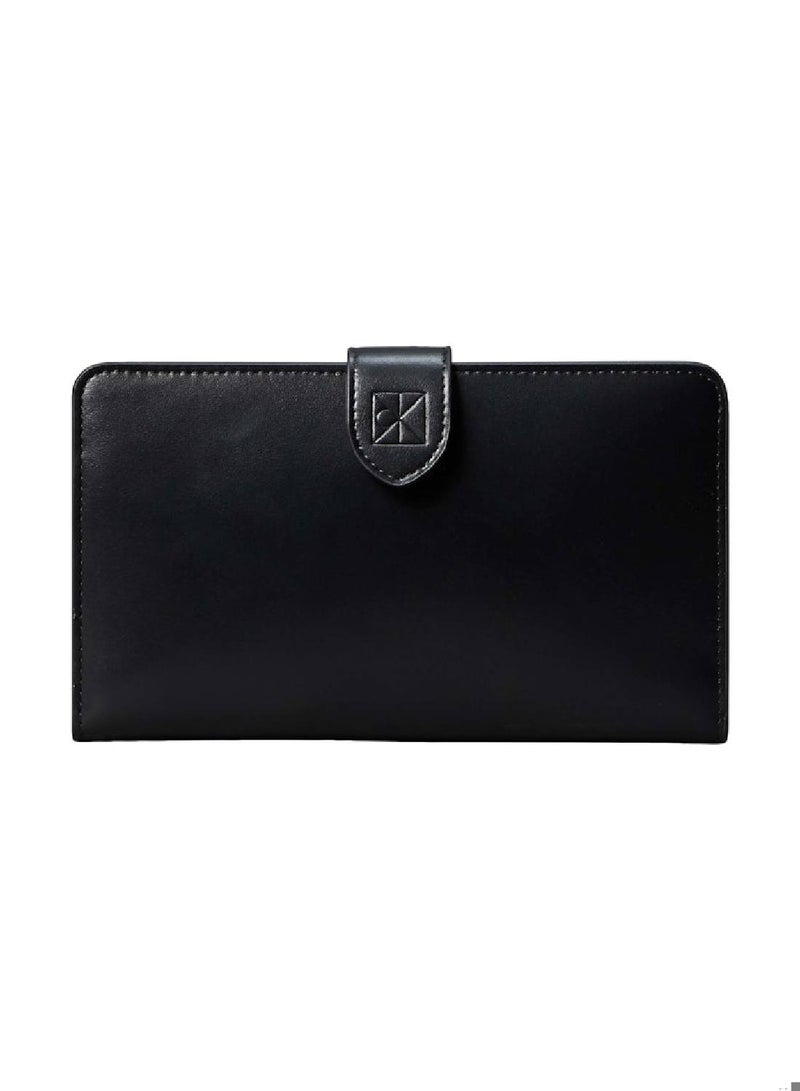 CALVIN KLEIN Nappa Leather RFID Passport Wallet - Image 1